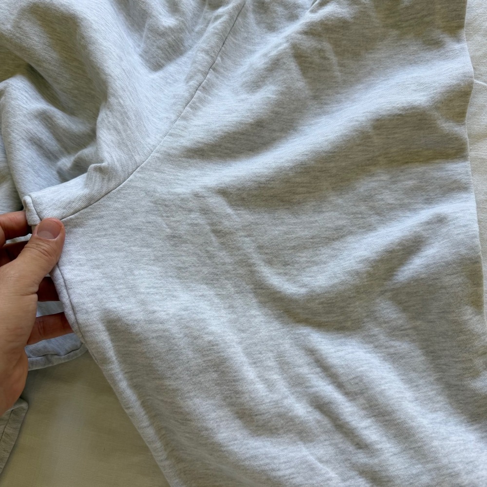 Joah Brown Oversized Joggers Heather Grey Sweatpants Size S/M - Picture 6 of 6